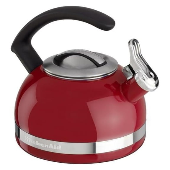KTEN20CBER 2.0 quart Kettle with C Handle & Trim Band - Red