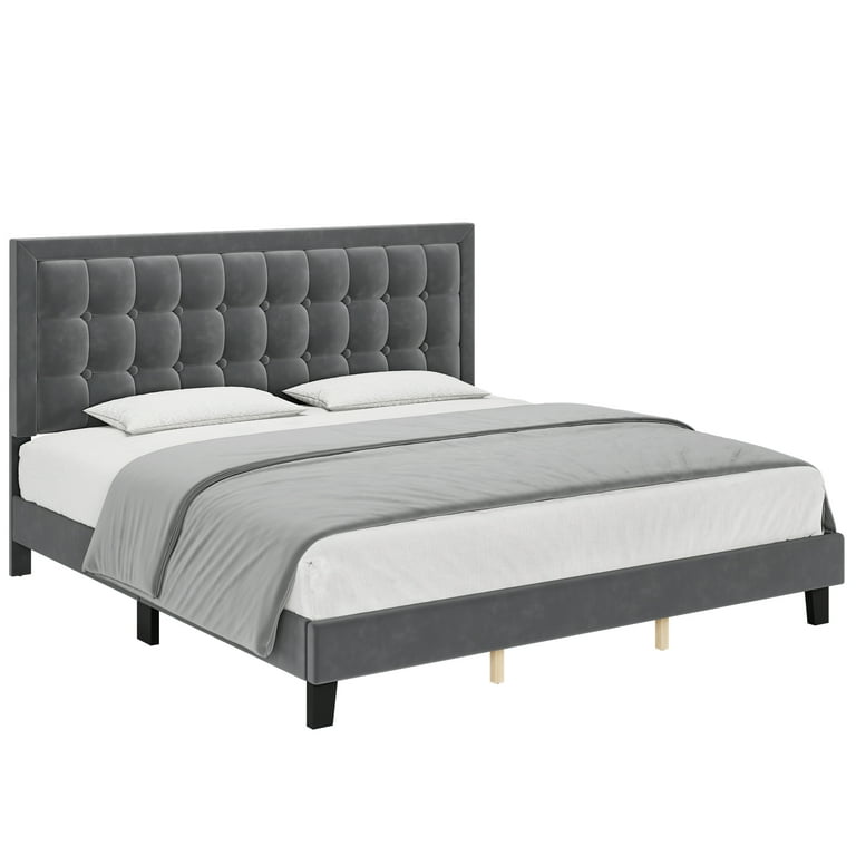 Upholstered beds clearance near me