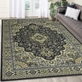 thumbnail image 1 of KTENME Small Area Rug Oriental Traditional Area Rug Persian Area Rug Medallion Collection Non-Shedding Indoor Area Rug for Living Room Bedroom Dining Room, 1 of 9