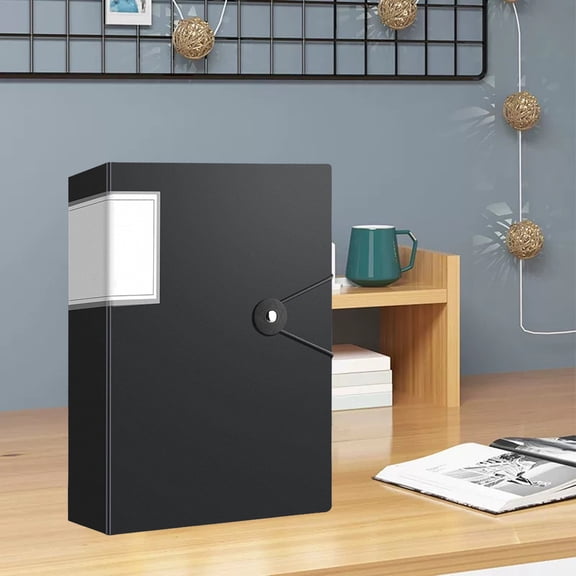 KTFgvq A4 Clear Sheet Folder Document Organizer Portfolio Binder for Papers Music Sheets Certificates, Black