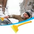 thumbnail image 1 of KTFgvq Car Snow Brush Ice Scraper Long Handle Tool Windshield Wiper Cleaner for Winter Vehicle Maintenance, Multicolor, 1 of 8