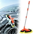thumbnail image 1 of KTFgvq Car Wash Brush Retractable Handle Soft Bristles Rotating Head for Vehicle Cleaning Maintenance, Multicolor, 1 of 9