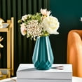 thumbnail image 1 of KTFgvq Decorative Vase Artificial Glaze Floral Container Living Room Ornament Dried Bloom Display for Home Interior Aesthetic Enhancement, 1 of 9
