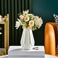 thumbnail image 1 of KTFgvq Decorative Vase Artificial Glaze Floral Container Living Room Ornament Dried Bloom Display for Home Interior Aesthetic Enhancement, 1 of 8