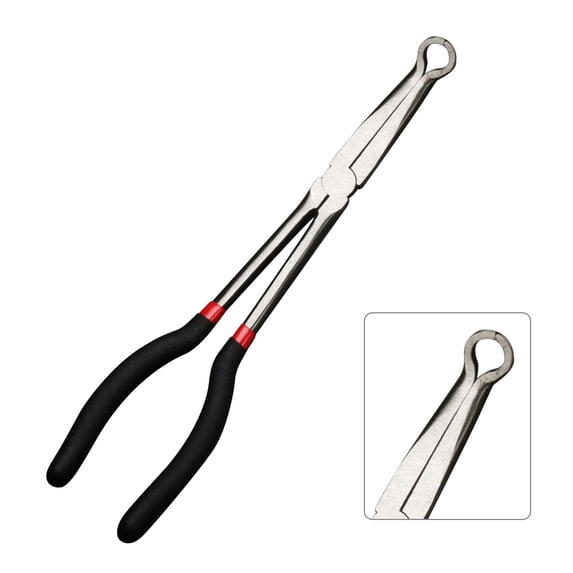 KTFgvq Extended Needle Nose Pliers, Long Reach Design, Precision Gripping, Automotive Connector Removal, for Tight Spaces, Multicolor