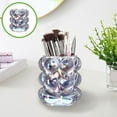 thumbnail image 1 of KTFgvq Glass Pencil Holder, Decorative Brush Bucket, Cute Desktop Organizer for Tools and Stationery, Multicolor, 1 of 8