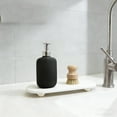 thumbnail image 1 of KTFgvq Kitchen Sink Organizer Mat, Non-Slip Drying Rack, Stone Pattern Design, for Countertop and Sink Tray, White, 1 of 7