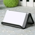 thumbnail image 1 of KTFgvq Metal Business Card Holder Phone Stand Desktop Organizer Stylish Office Desk Accessory for Workspace, Black, 1 of 8