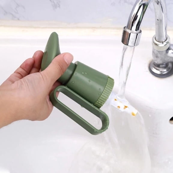 KTFgvq Nozzle Pump, Press Type Dispenser, Sauce Bottle Oil Pot, Easy Control Drizzle, for Kitchen Condiments, Green