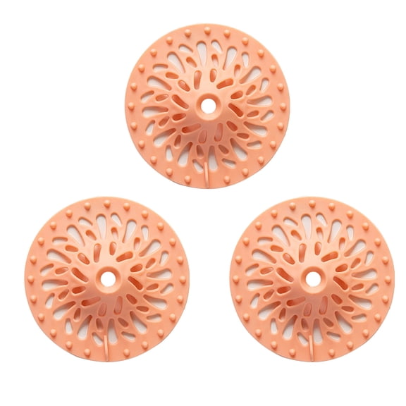 KTFgvq Sink Drain Filter, Catcher, Easy Installation, Reusable Mesh Screen for Kitchen Bathroom, Orange