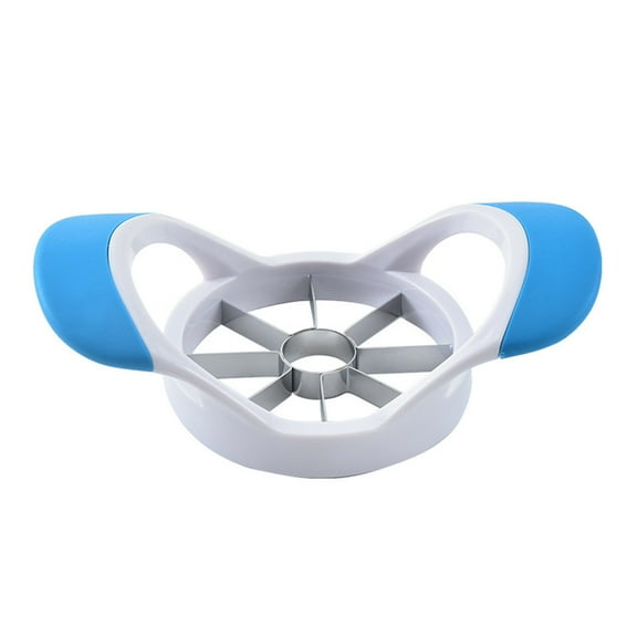 KTFgvq Stainless Steel Fruit Cutter, Efficient Dicing Tool, Versatile Kitchen Gadget, Quick Prep for Salads Snacks Meals, Blue