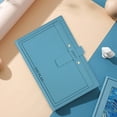thumbnail image 1 of KTFgvq Weekly Planner Notebook A5, Dated Agenda Organizer, Elegant Floral Cover, Personal Schedule Management for Daily Tasks, Blue, 1 of 9