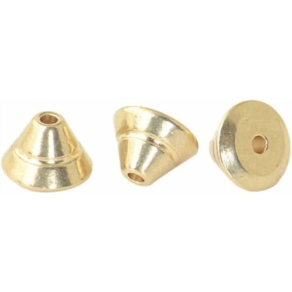 KTGCOZS Pack of 100 Brass Fishing Beads Spinner Lure Body Spinnerbait Making Supplies DIY$$Sport & Recreation Other