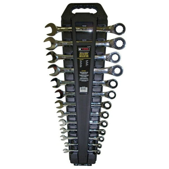 K-Tool International SAERatchetingWrenchSet,Reversible,13pcs. KTI-45900