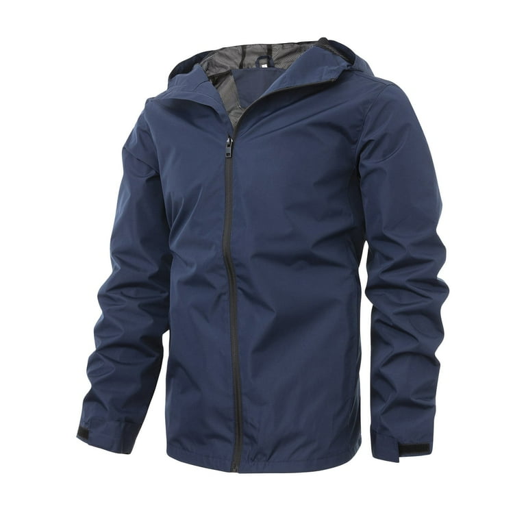 KTJTDRVH Men s Lightweight Work Jacket Thin Windproof And Jacket Color Matching Mountaineering Suit Charge Jacket Sun Coats For Men Walmart