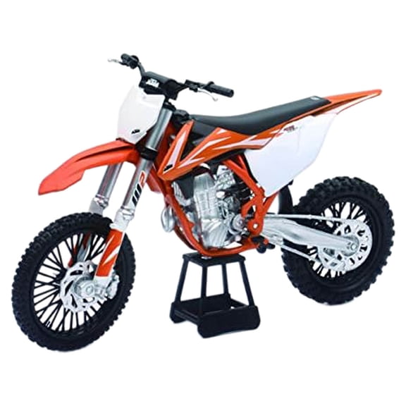 KTM 450 SX-F Dirt Bike Orange and White 1/10 Diecast Motorcycle Model by New Ray