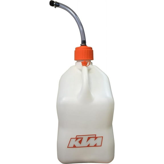 KTM 5 Gallon Plastic Drum Square Clear 7811297310099