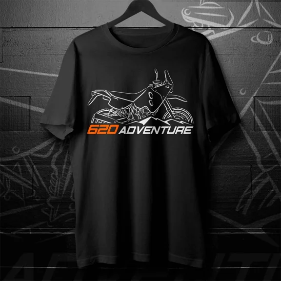 KTM 620 LC4 Adventure Motorcycle T-Shirt for ADV Riders