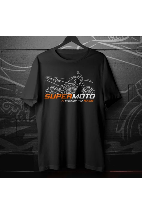 KTM 620 SC Supermoto 2000-2001 - Motorcycle T-Shirt for Racing Riders