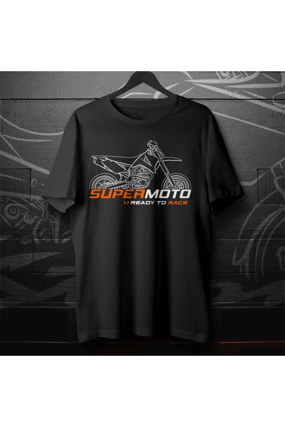 KTM 660 Supermoto Factory Replica 2003 - Motorcycle T-Shirt for Race Riders