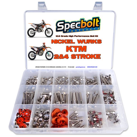 KTM DRESS UP BOLT KIT NICKEL WURKS
