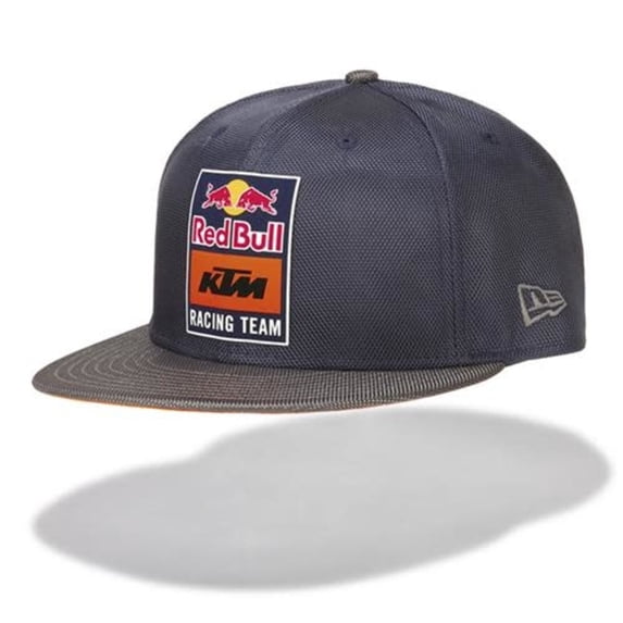 KTM Exclusive Red Bull Replica Team Flat Cap by New Era 9FIFTY Dark Gray