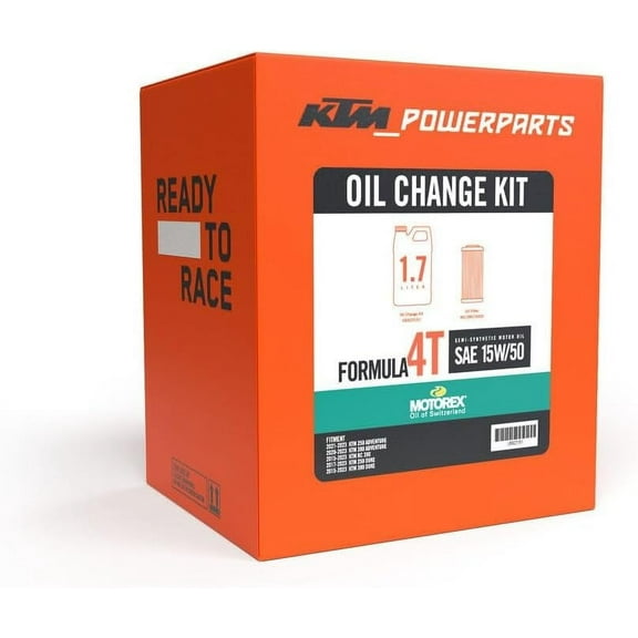 KTM/Motorex Oil Change Kit KTM/Motorex Oil Change Kit 15W/50