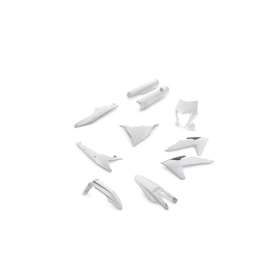 KTM Plastic Parts Kit (XCW/EXC) (150-500) (2024+) (white) - 00010000386K
