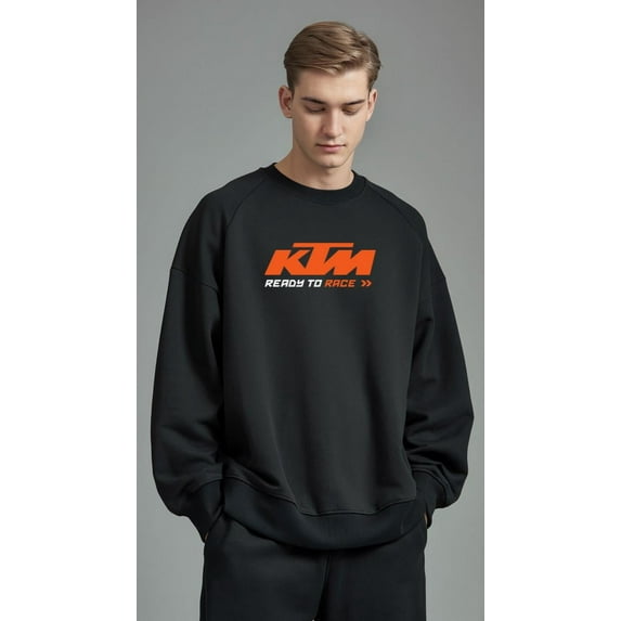 KTM Ready to Race SWEATSHIRT Black racing fan, for men & women, up to size 5XL.