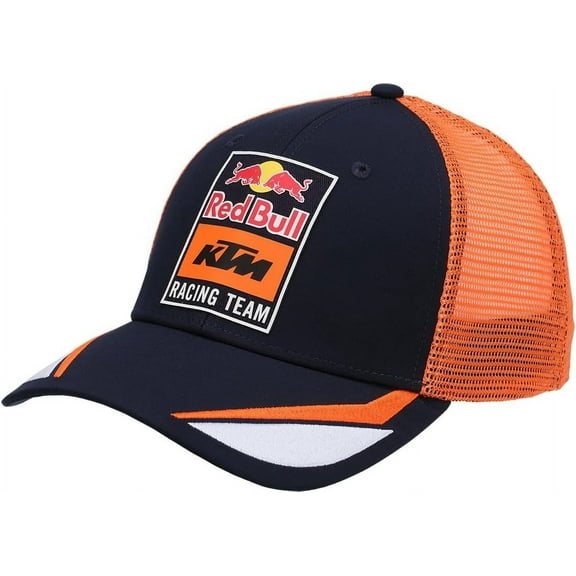 KTM Red Bull Turbo Trucker Hat, Snapback, Orange/Navy, One Size
