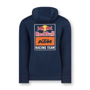 KTM Women Backprint Zip Hoodie S Navy and Orange