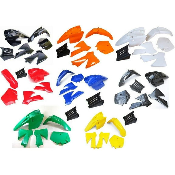 KTM50 SX 50 JUNIOR 50CC SX FENDER PLASTIC KIT 2002-2008 KTM BLACK PS41