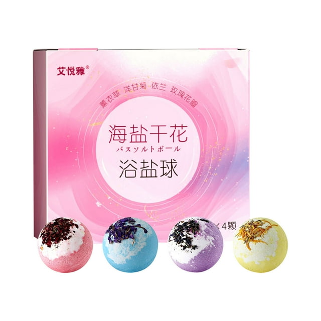 KTMGM Dried Flower Bath Balls Bubble Bath Essential Oil Bath Balls Sea