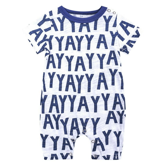 KTMKH Baby Girl Boy Clothes Kids Boys Print Cartoon Summer Jumpsuit Romper Toddler Boys Romper&Jumpsuit Bodysuit Shorts Summer Outfit For 6-9 Months
