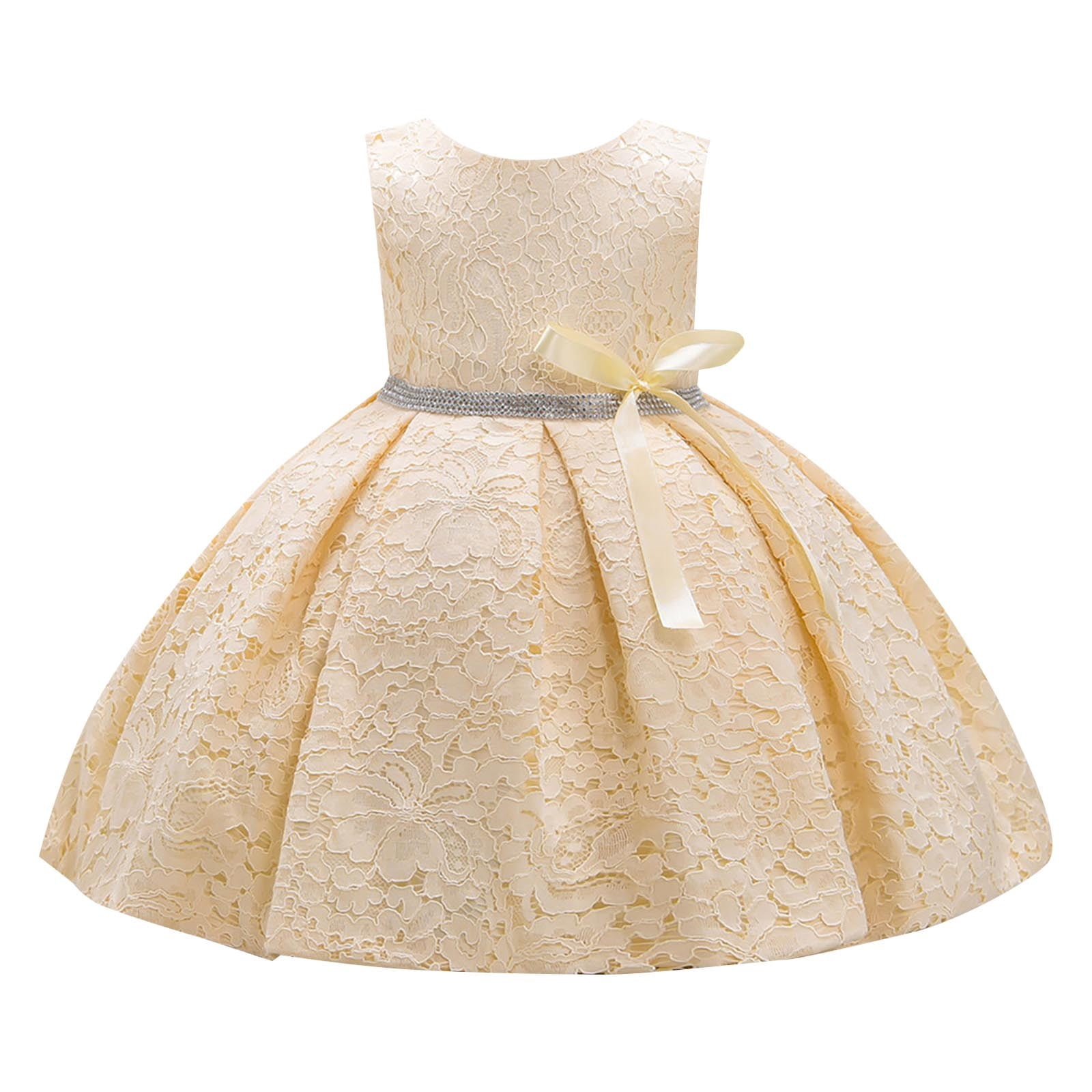 KTMKH Baby Girl Outfits Kids Flower Girls White Children Birthday Party