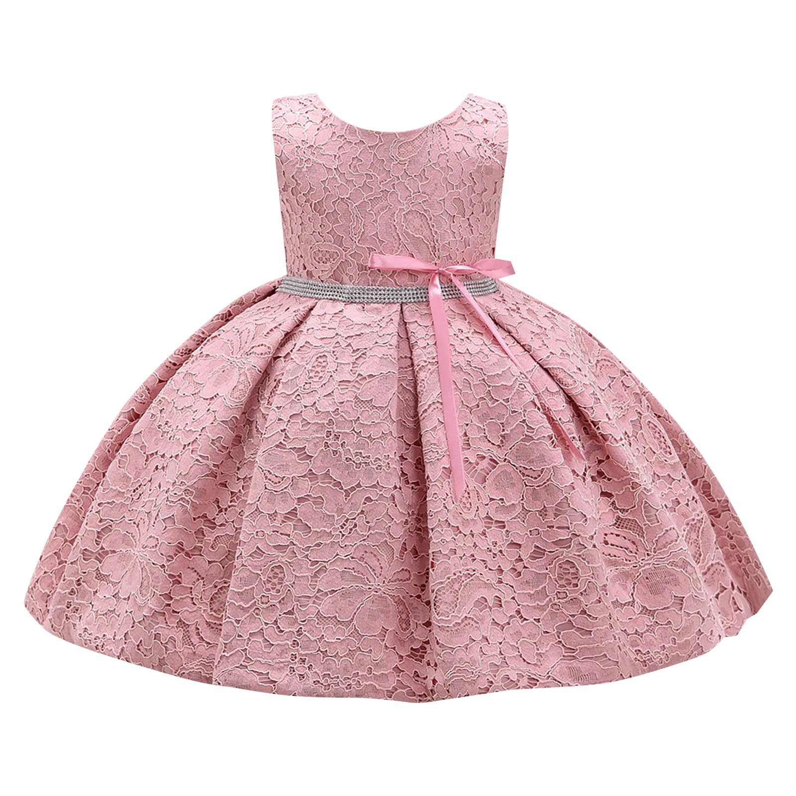 KTMKH Baby Girl Outfits Kids Flower Girls White Children Birthday Party