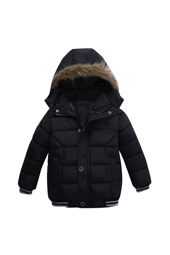 Children Winter Boy Jacket Coat Hooded Coat Fashion Kids Warm Clothes Jacket Boys Coat&jacket For 2 Years