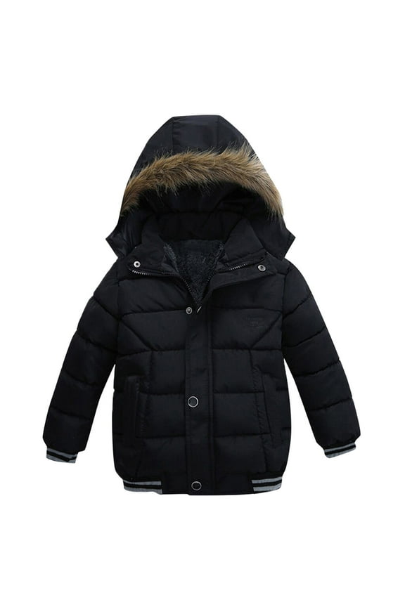 Children Winter Boy Jacket Coat Hooded Coat Fashion Kids Warm Clothes Jacket Boys Coat&jacket For 5 Years