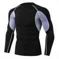 thumbnail image 1 of KTMKH Men's Breathable Sports Winter Underwear Base Layer Topstight-fitting Long-sleeved Quick-Drying Fitness Top, 1 of 3