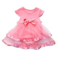 thumbnail image 1 of KTMKH Teen Girls Dresses Clothes Party Baby Birthday Girls Princess Bow Romper Jumpsuit Tutu Girls Princess Party Dress 9 Months, 1 of 4