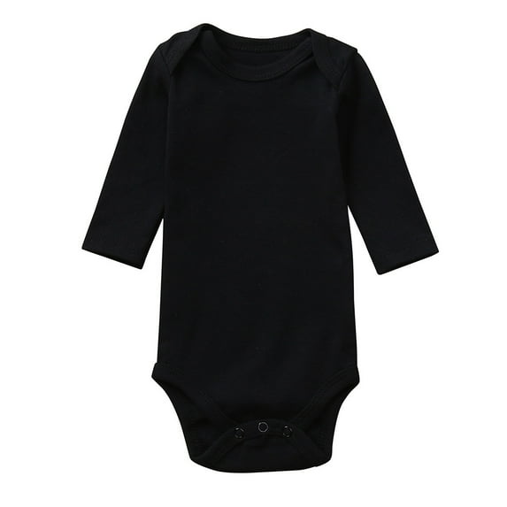 KTMKH Toddler Baby And Boys Solid Romper Long Sleeves Jumpsuit For 24 Months