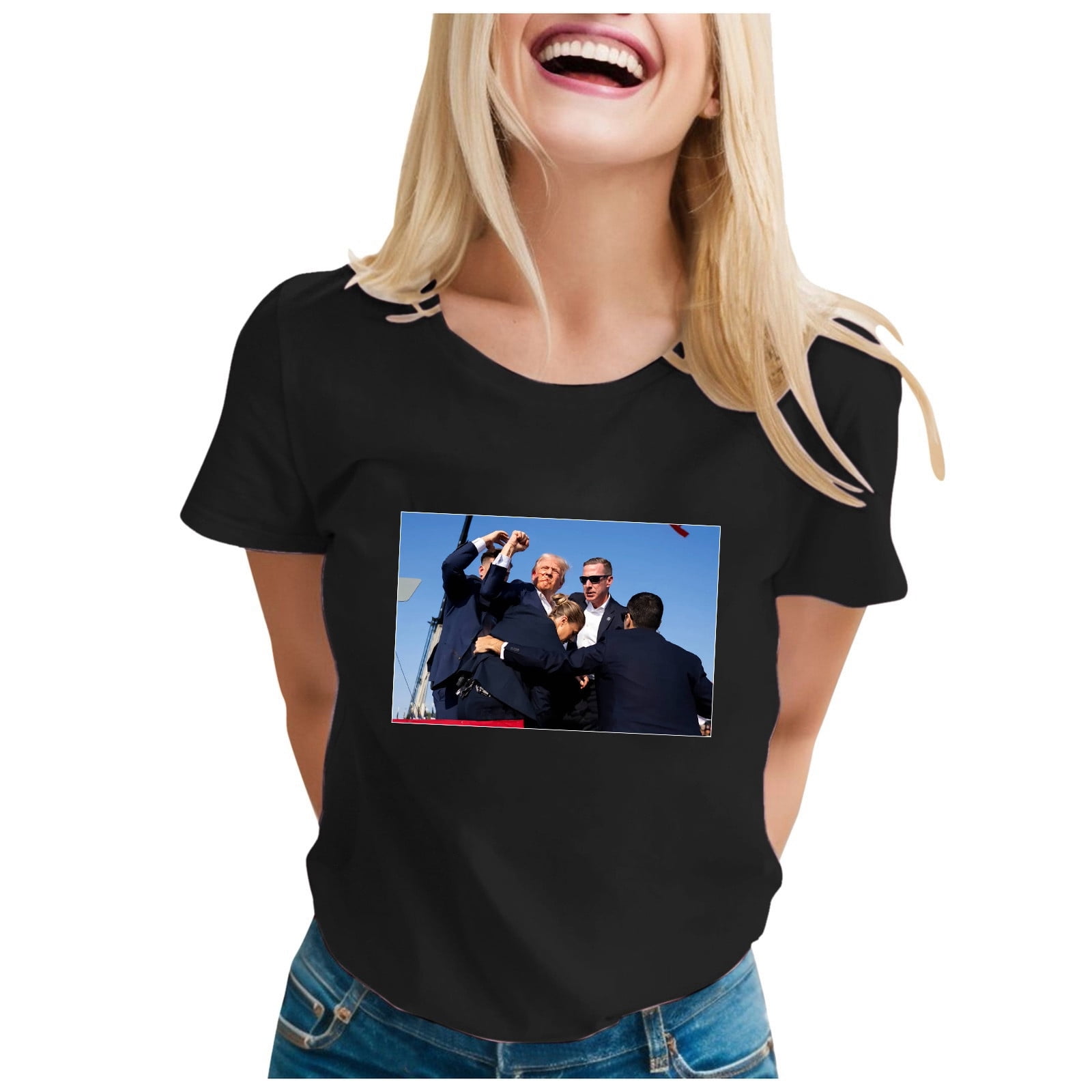 KTMKH Trump 2024 TShirt Donald Male And Female 2024 Campaign Speech
