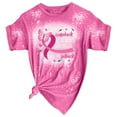 thumbnail image 1 of KTMKH Women's Long Sleeves Shirts Cancer Awareness October We Wear Pink Tops Crew Neck T Shirts Printed Loose Tops, 1 of 4