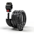 thumbnail image 1 of Gpower Bike Lock with Combination 4 ft Bicycle Lock Secure 4 Digit Resettable Cable Lock,Black, 1 of 7