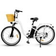 thumbnail image 1 of Gpower Electric City Bike for Adults 26",Peak 750W E-Commuter Bikes 48V 10AH UL2849,White, 1 of 7