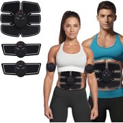 KTS 6 Mode Electric Abdominal Toning Belt for Men and Women with 3 Pads