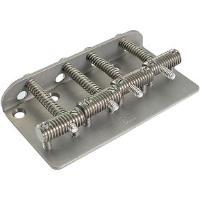 J-Bass Style Bridge and Titanium Bridge Plate with Threaded Saddles