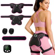 KTS Wearable Lower Body Massage Wrap for Hip & Glute w/ 10 Modes & 29 Intensity Levels, Adjustable Fit for Daily Relaxation
