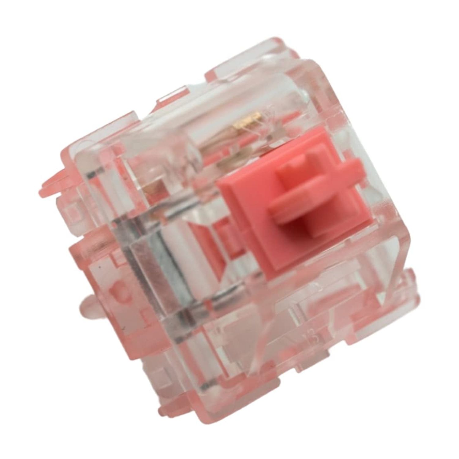 KTT Strawberry V2 Linear Switches 43g Spring 5 pin RGB for Custom Gaming Mechanical Keyboard (70 PCS)