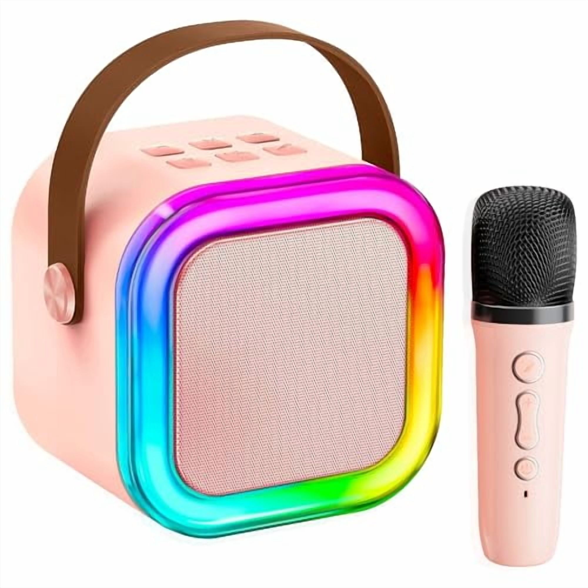 KTV Machine for Kids,High Sound Quality with Easy Connectivity (Pink ...